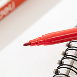 Фломастеры DELI ColoRun, 12 цветов, с вентилируемым колпачком, 12 шт, коробка с подвесом, фото 5