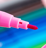 Фломастеры DELI ColoRun, 12 цветов, с вентилируемым колпачком, 12 шт, коробка с подвесом, фото 6