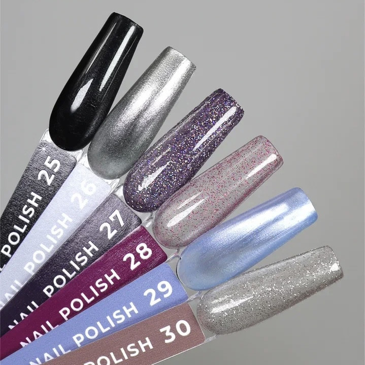 Лак для ногтей Nik Nails (с шиммером), 8 мл