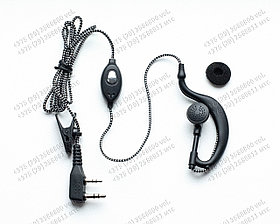 Гарнитура для рации ( Baofeng UV-82, UV-5R, BF-888S, Kenwood, TYT т.п.) в тканевой оплётке.