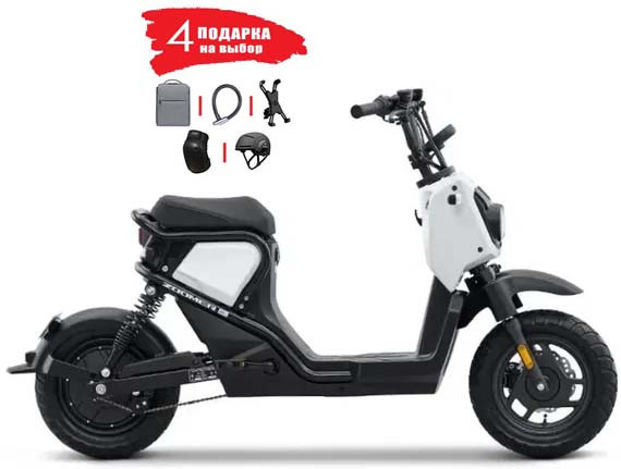 Электроскутер AVM Zoomer (серый)
