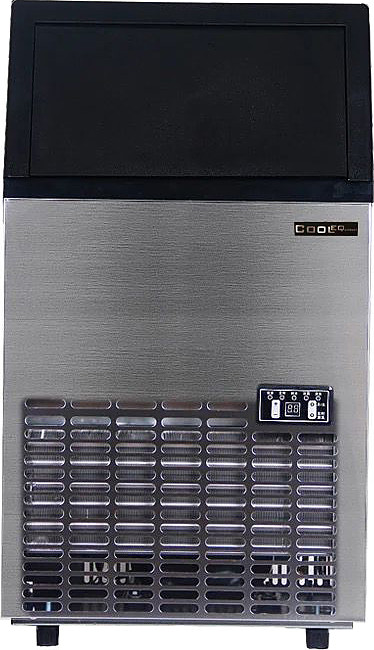 Льдогенератор COOLEQ IC-35 кубики (448х400х798мм; 220В, 0.25кВт; проточный; 35кг/сут; кубики; возд.охлажд.)