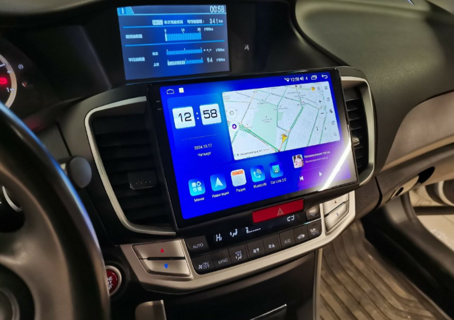 Штатная магнитола Parafar для Honda Accord 9 2013+ на Android 13 (4/64gb+4G модем)