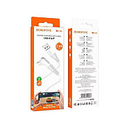 Дата-кабель BX105 Lightning угловой штекер 1м. белый Borofone