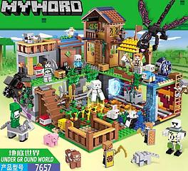 Конструктор Локации Майнкрафт, 1460 дет., 26 фигурок 7657 Minecraft