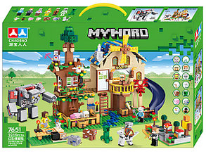 Конструктор Особняк Майнкрафт, 1016 дет., 14 фигурок 7651 Minecraft