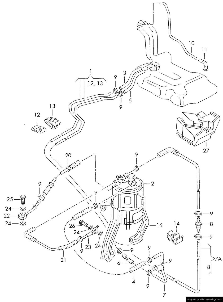 Труба соединительная металлическая для л/а VAG VW AUDI 8D0130295E