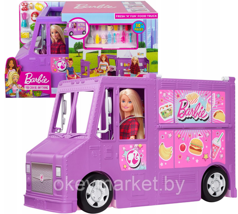 Игровой набор Barbie Фургон Food Truck GMW07