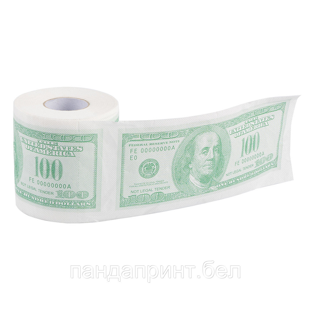 Салфетки в рулоне "Доллары" 10 см х 20 м (арт.6233141)
