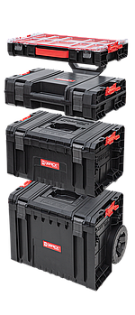 Набор ящиков Qbrick System PRO Set 3, черный