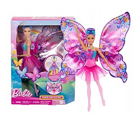 Кукла Mattel Barbie Butterfly Ballerina - Кукла Балерина с крыльями 2 в 1 - Барби HXJ10