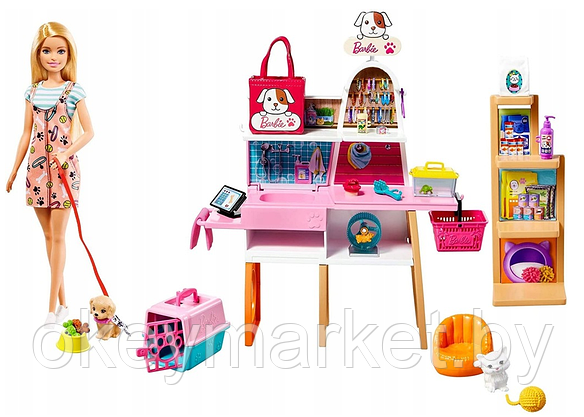 Игровой набор Barbie Зоомагазин GRG90, фото 2