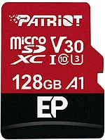Карта памяти Micro SDXC 128GB Patriot EP (PEF128GEP31MCX) A1, V30, UHS-1, U3 556958
