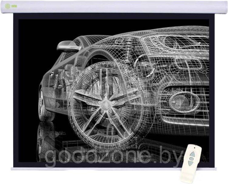 Проекционный экран CACTUS Motoscreen CS-PSM-150x150