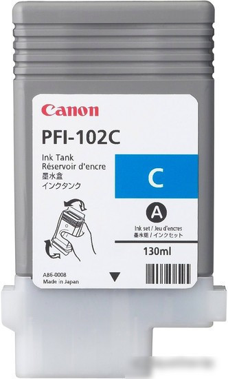 Картридж Canon PFI-102C (0896B001AA)