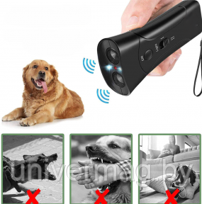Ультразвуковой отпугиватель собак Ultrasonic Dog ChaserDog Trainner / Кликер для отпугивания собак и их