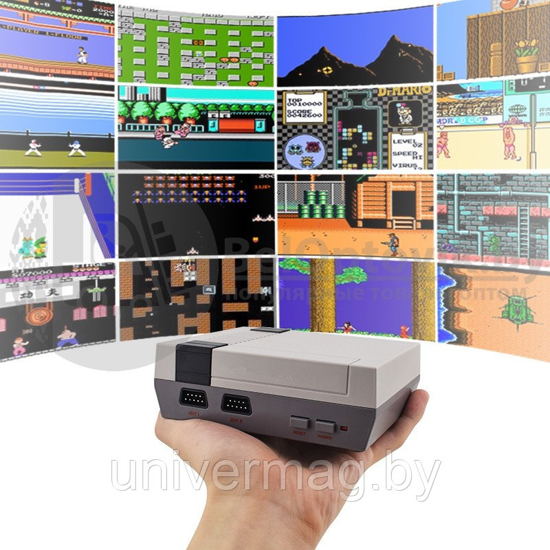 Игровая приставка Entertainment system Денди мини 620 игр (Dendy 8-bit Mini Game Anniversary) - фото 7 - id-p233322985