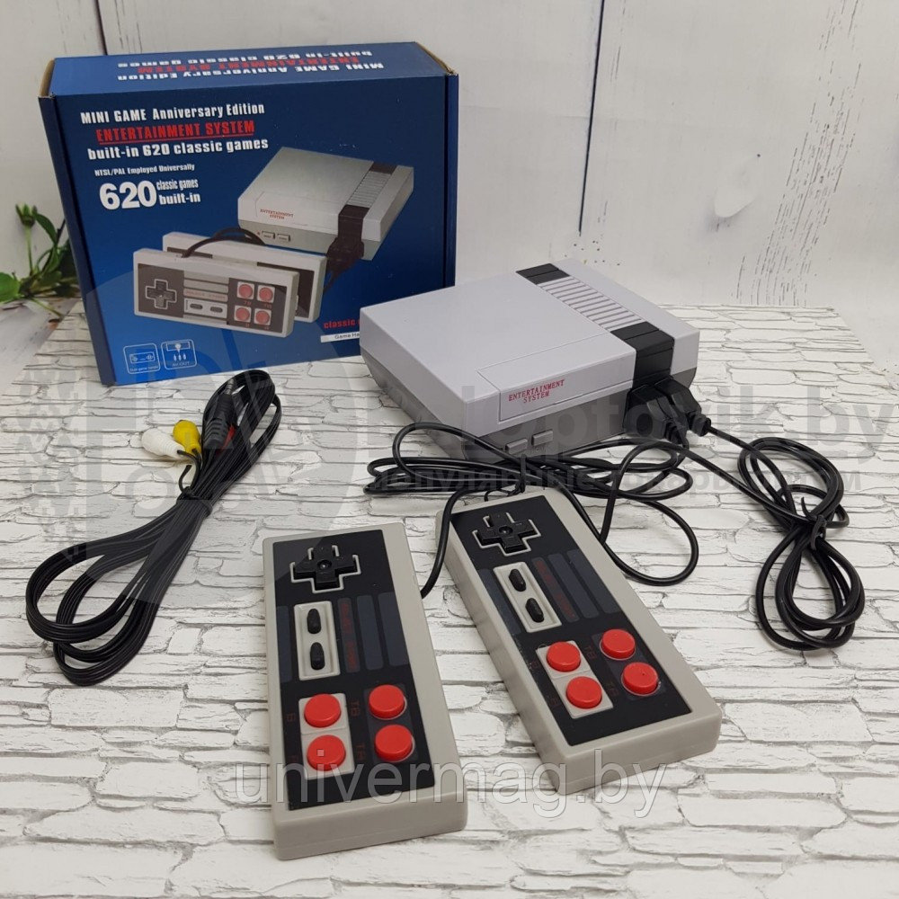 Игровая приставка Entertainment system Денди мини 620 игр (Dendy 8-bit Mini Game Anniversary) - фото 10 - id-p233322985