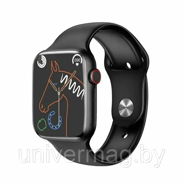 Смарт- часы HOCO Y12, пластик, bluetooth 5.0, IP67, (call version) цвет: чёрный