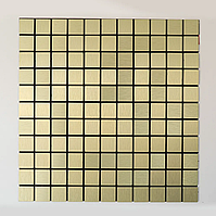 Самоклеющаяся стеновая панель " Металлическая Мозаика" 30Х30см