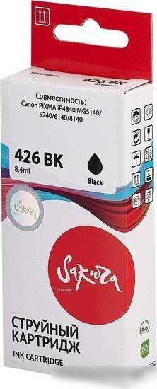 Картридж Sakura Printing SI4556B001 (аналог Canon 426 BK)