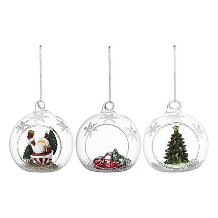 Набор ёлочных украшений Bubble Dream из коллекции New Year Essential, 3 шт., фото 2