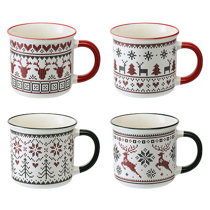 Набор из четырех кружек Sweet Memories из коллекции New Year Essential, 350 мл, фото 2