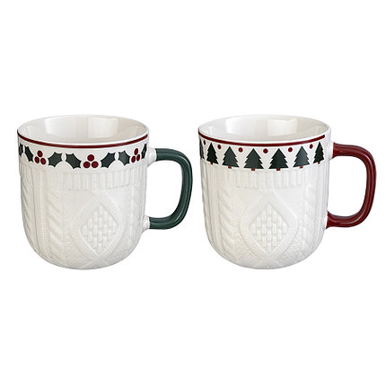 Набор из двух кружек Warm Celebration из коллекции New Year Essential, 400 мл, фото 2