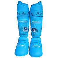 Защита голени и стопы Arawaza WKF (синий) (арт. RSGWKFB)