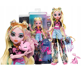 Кукла Монстер Хай Лагуна Блю с рыбкой Нептуна - Monster High HXH75
