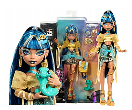 Кукла Монстер Хай Клео Де Нил с коброй Хиссетт - Monster High HXH74