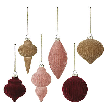 Набор ёлочных украшений Velvet mood из коллекции New Year Essential, 6 шт., фото 2