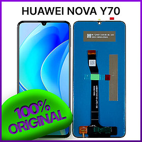 Экран Huawei Nova Y70 original 100% (MGA-LX9N) с тачскрином, черный