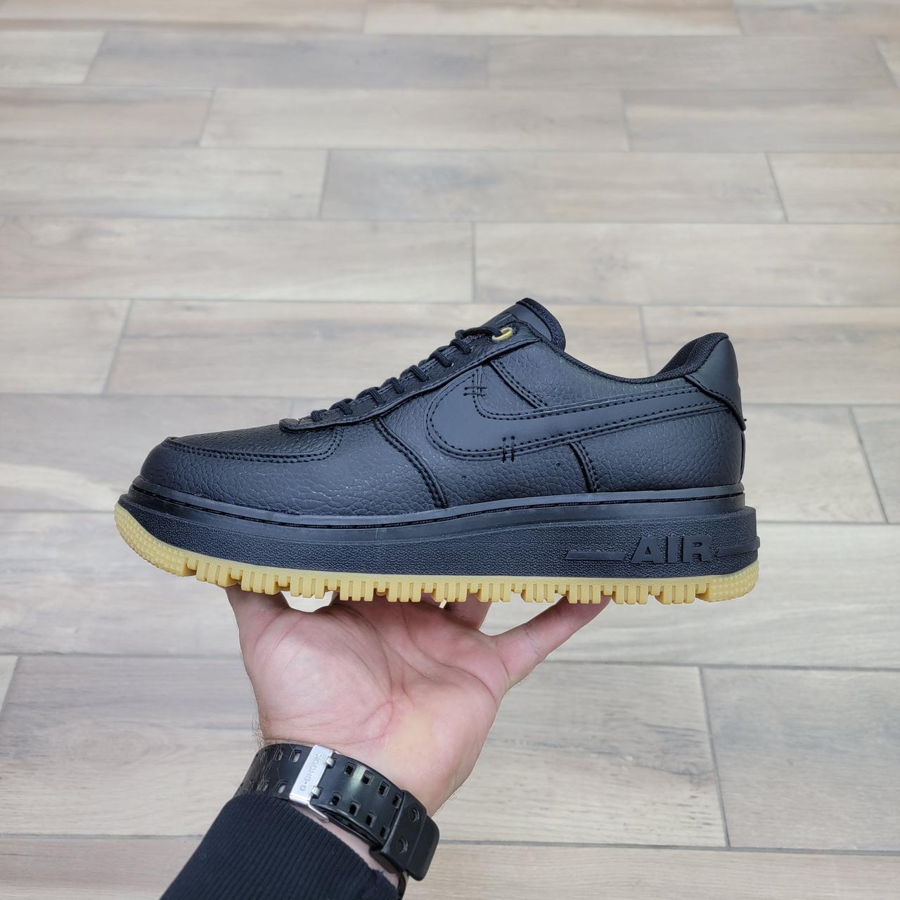 Кроссовки Nike Air Force 1 Luxe Black Gum