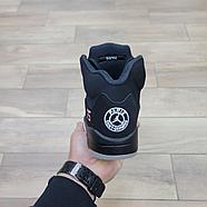 Кроссовки Paris Saint Germain X Air Jordan 5 Retro Black, фото 7