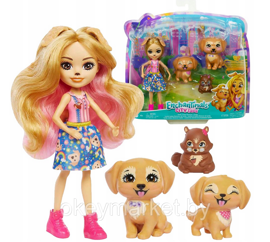 Игровой набор Enchantimals Семья собачек HHB85, фото 2