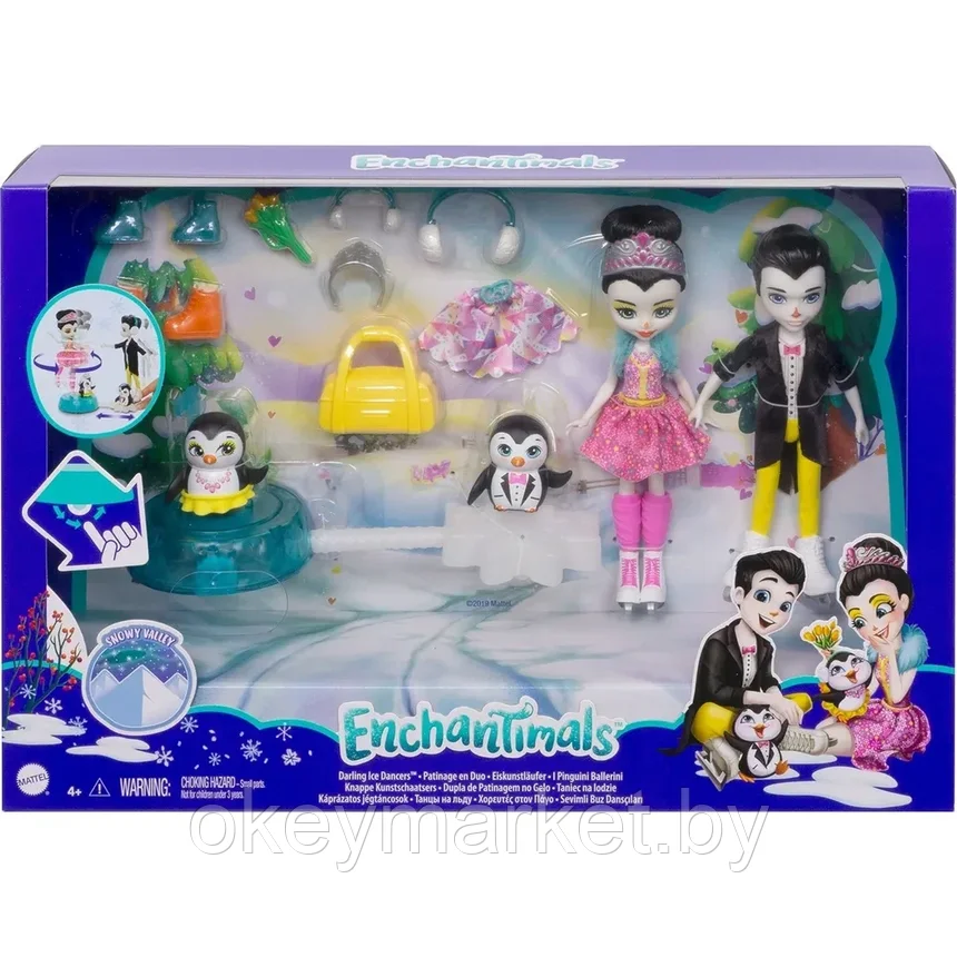 Игровой набор Mattel Enchantimals Снежная долина Фигурное катание GJX49, фото 2