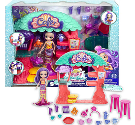 Игровой набор Mattel Enchantimals Кафе Морская пещера с русалочкой Мартиной HCF86