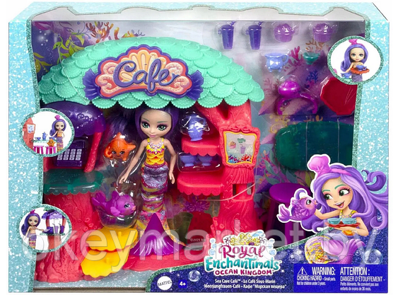 Игровой набор Mattel Enchantimals Кафе Морская пещера с русалочкой Мартиной HCF86, фото 3