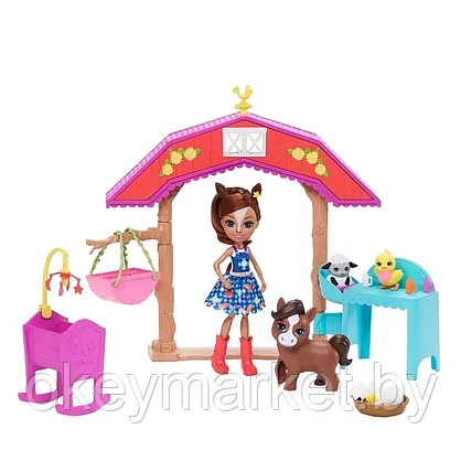 Игровой набор Mattel Enchantimals Детский сад на ферме GJX23, фото 3