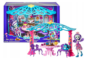 Игровой набор Mattel Enchantimals Чаепитие Пэттер Павлины и Флэпа FRH49