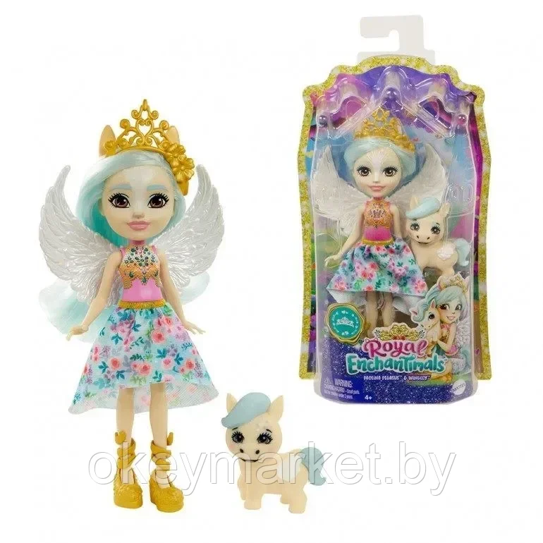 Кукла Mattel Enchantimals Паолина Пегасус и Вингли GYJ03, фото 2