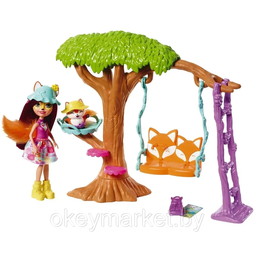 Игровой набор Mattel Enchantimals Кукла со зверюшкой Лиса Фелисити FRH45, фото 2