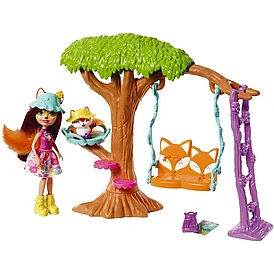 Игровой набор Mattel Enchantimals Кукла со зверюшкой Лиса Фелисити FRH45