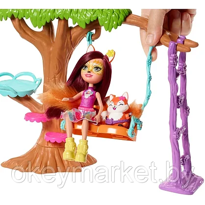 Игровой набор Mattel Enchantimals Кукла со зверюшкой Лиса Фелисити FRH45, фото 3