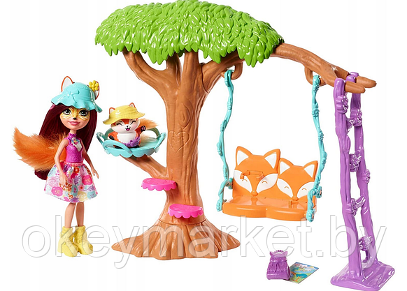 Игровой набор Mattel Enchantimals Кукла со зверюшкой Лиса Фелисити FRH45, фото 3
