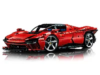 Конструктор гоночная машина Ferrari Daytona SP3 3778 деталей аналог лего