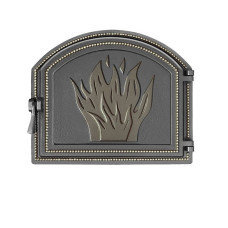 Дверка ВЕЗУВИЙ каминная 218 (Бронза), фото 2