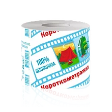 Бумага туалетная ЭКО на втулке однослойная 100% целлюлоза 29 м