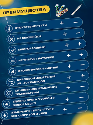 Детский термометр для новорожденных, наклейка, фото 2